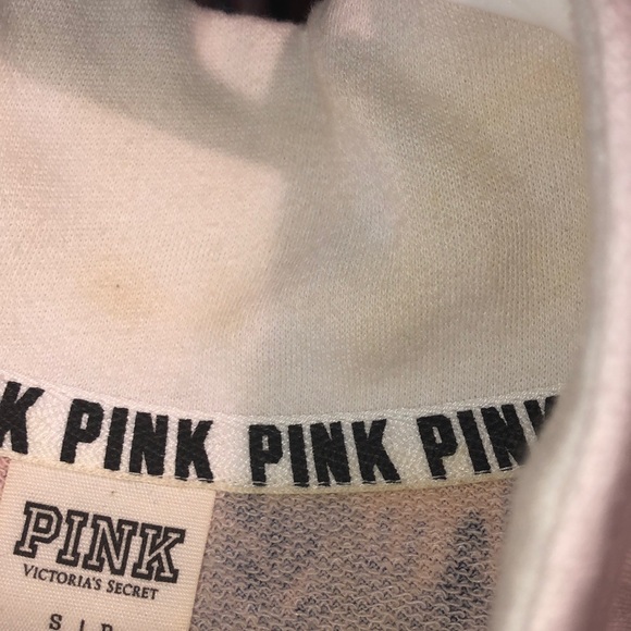 Pink White Quarter Zip - Picture 4 of 4